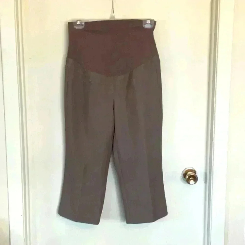 THYME Maternity Capri Wide Leg Pants  Size Small